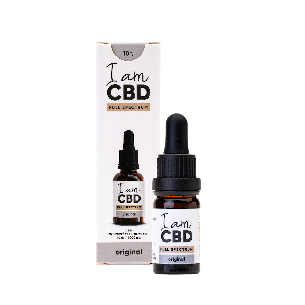 I AM CBD Full Spectrum CBD konopný olej 10% original 10 ml