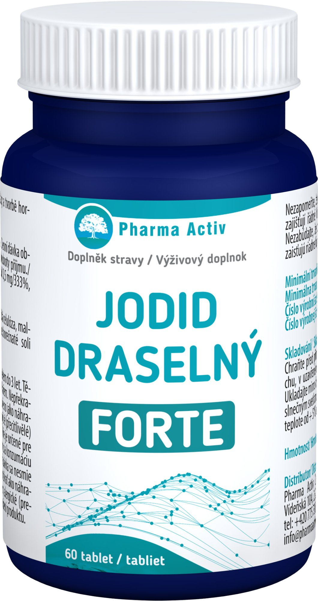 PHARMA ACTIV Jodid draselný FORTE 60 tablet