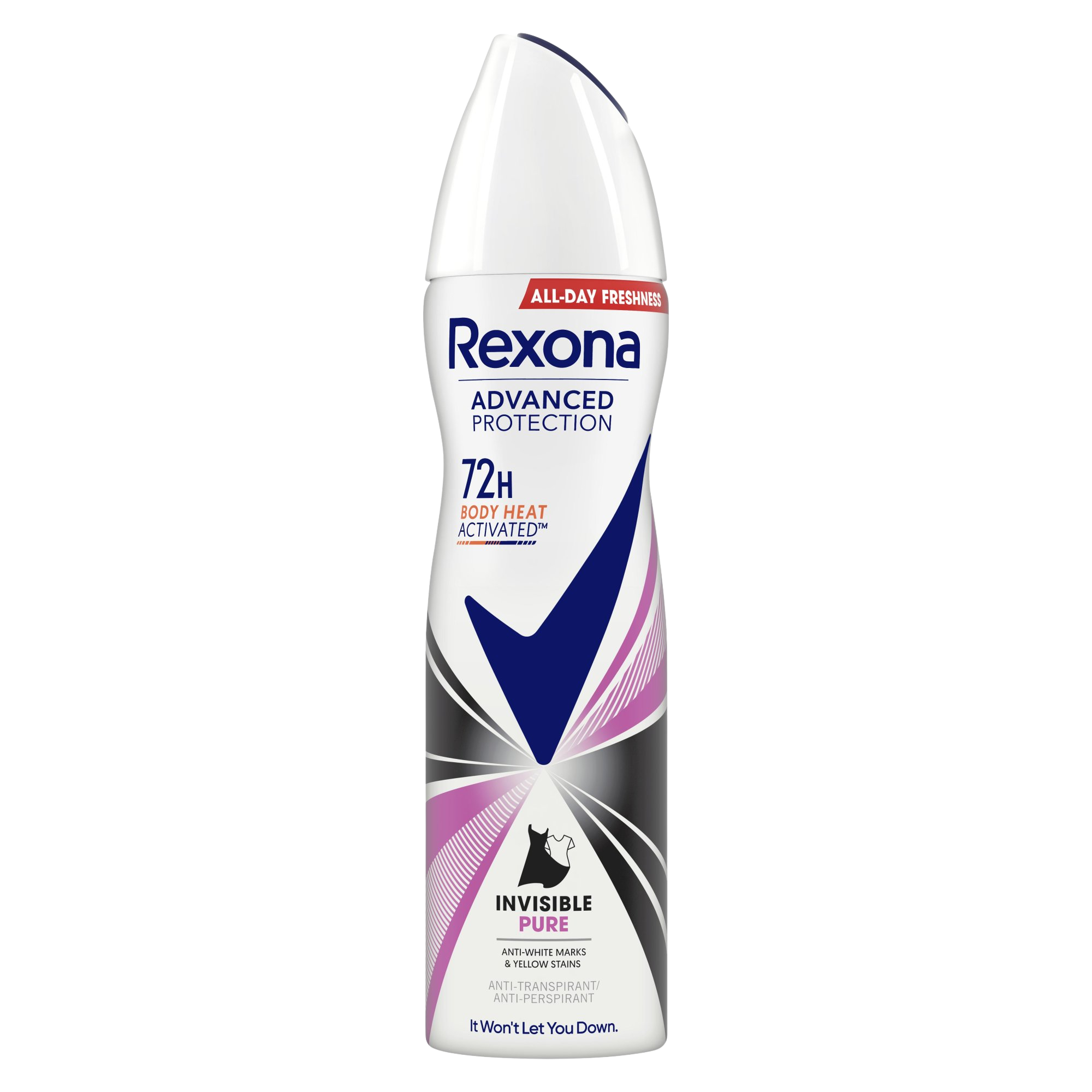 REXONA Invisible Pure 72H Antiperspirant sprej 150 ml