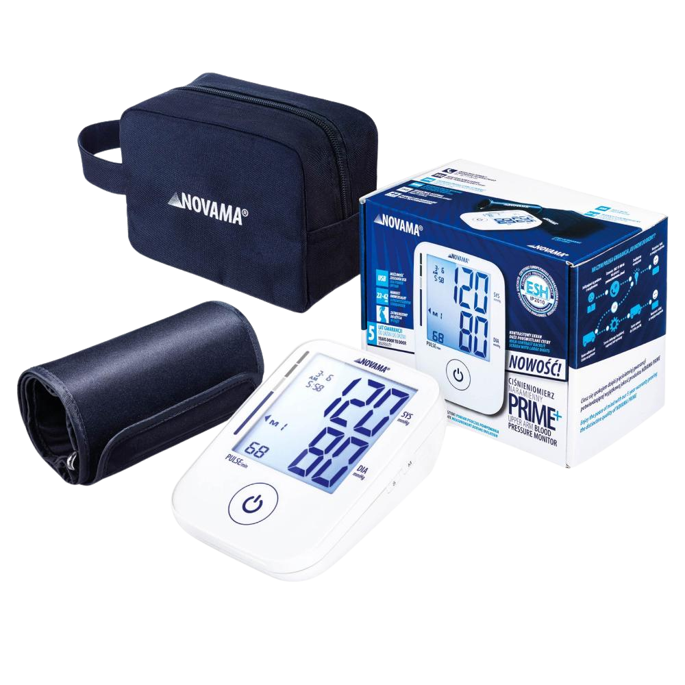 NOVAMA PRIME + Ramenní tlakoměr s ESH a IHB, bílý
