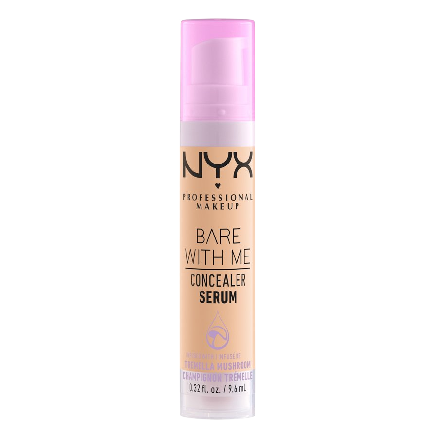 NYX PROFESSIONAL MAKEUP Bare With Me Zklidňující sérum a korektor 2v1- odstín 04 Beige 9.6 ml