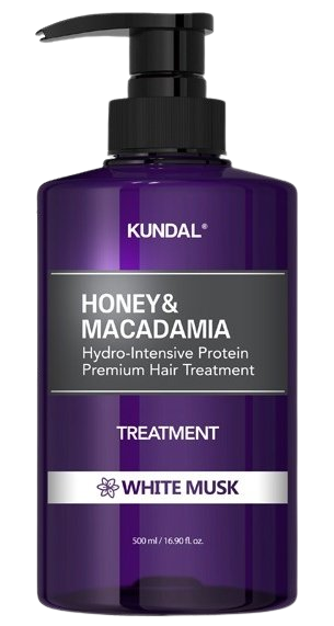 KUNDAL Honey&Macadamia Treatment - hydrointenzivní proteinová kúra na vlasy White Musk 500 ml