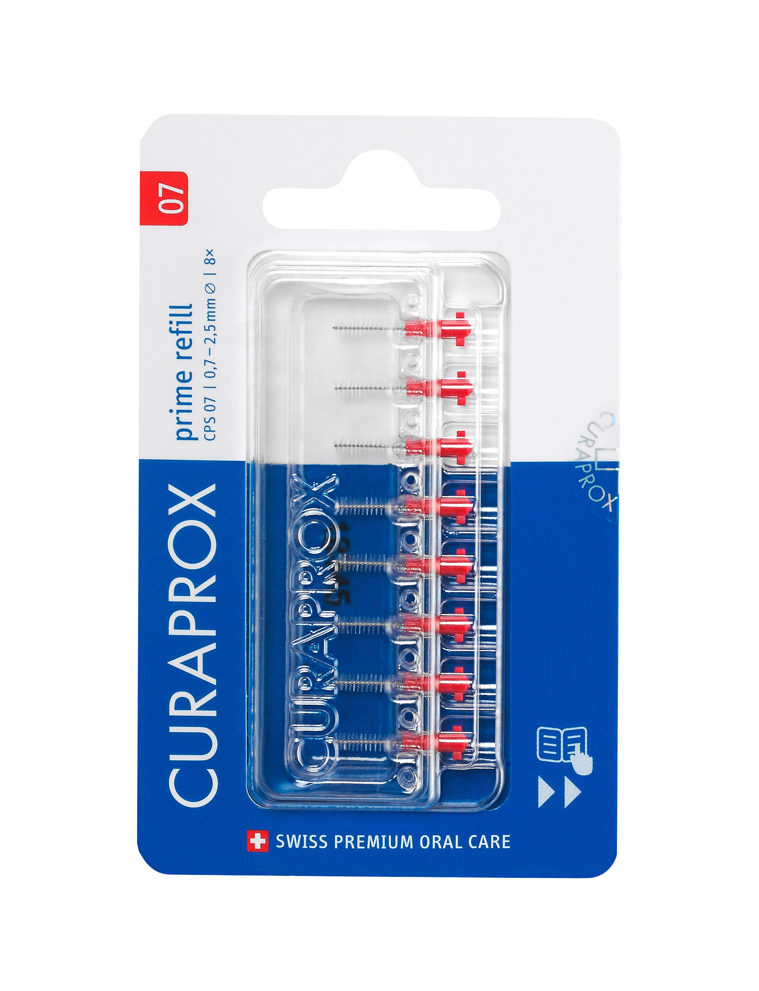 Curaprox CPS 07 Prime blister refill 8 ks