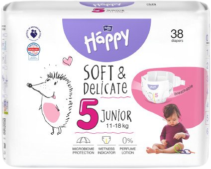 BELLA Baby Happy Soft&Delicate Junior 38 ks