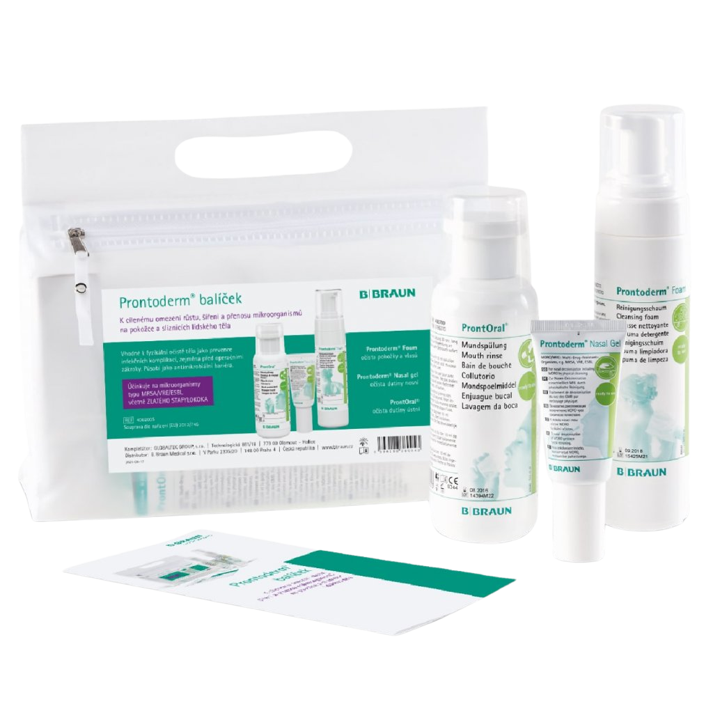B.BRAUN Prontoderm Foam + Nasal Gel + ProntOral balíček 3 ks
