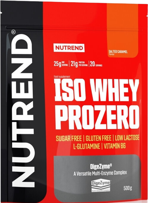 NUTREND ISO Whey Prozero slaný karamel 500 g