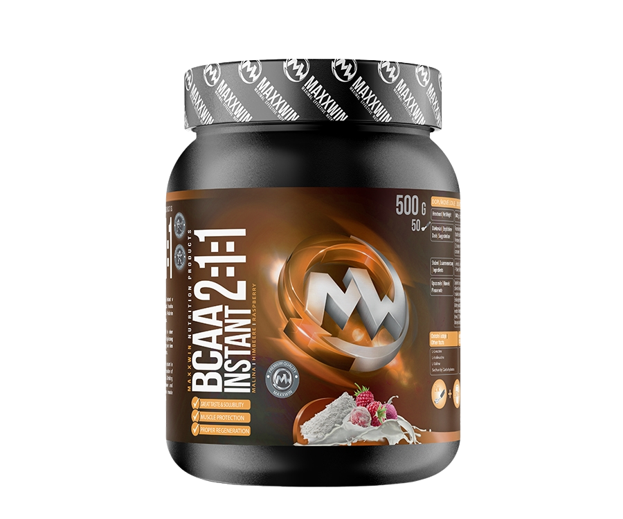 Fotografie Maxxwin BCAA 2:1:1 Instant malina 500 g
