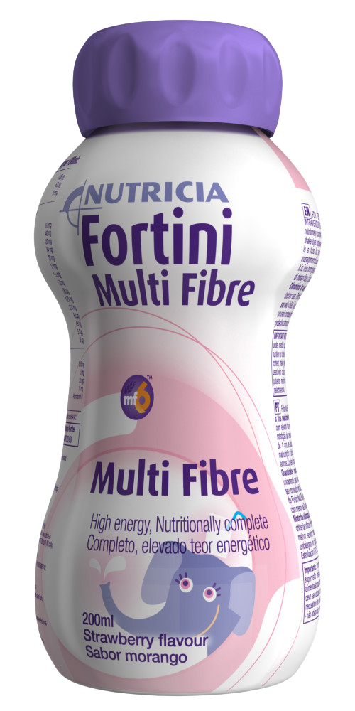 FORTINI pro děti S vlákninou Jahoda 200 ml