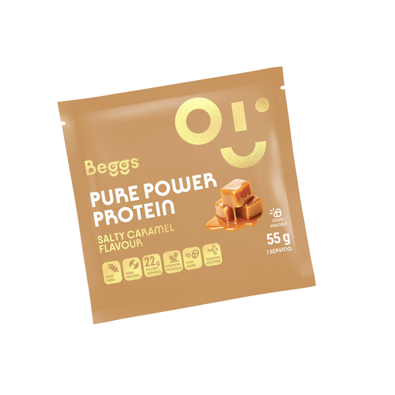 BEGGS Pure Power Protein Salty Caramel 55g