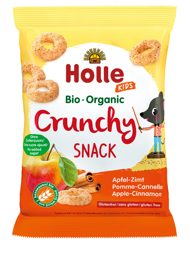 HOLLE Bio Dětské křupky jablko-skořice