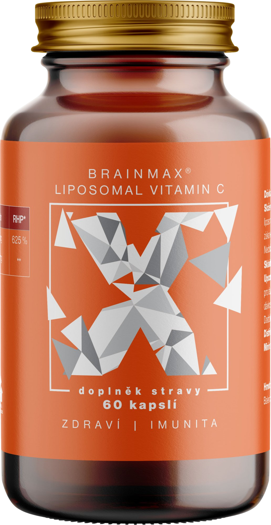 BRAINMAX Liposomal Vitamin C UPGRADE 500 mg 60 kapslí