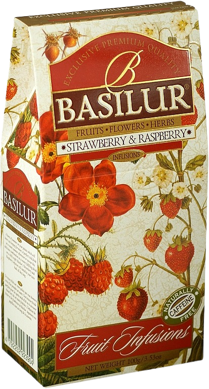 BASILUR Fruit Strawberry & Raspberry 100 g