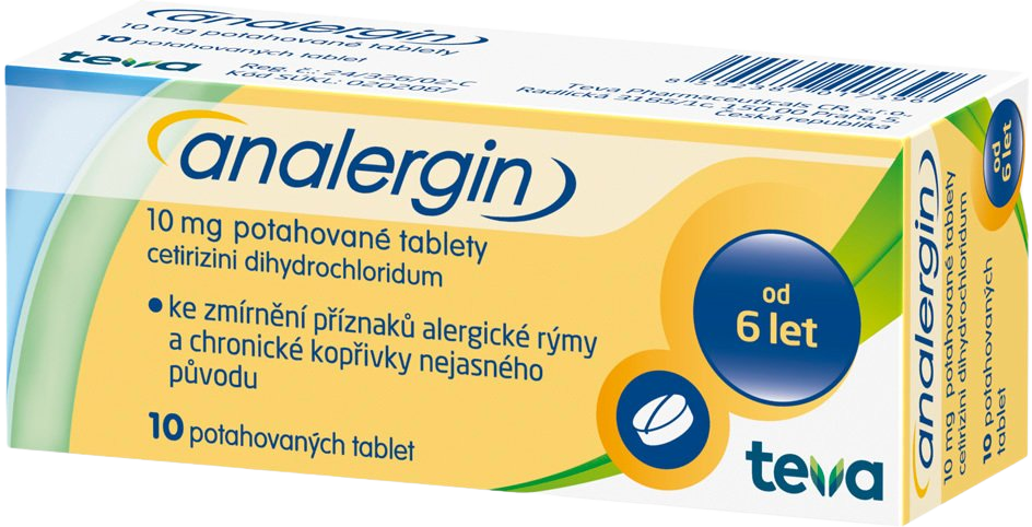 ANALERGIN 10 mg 10 tablet