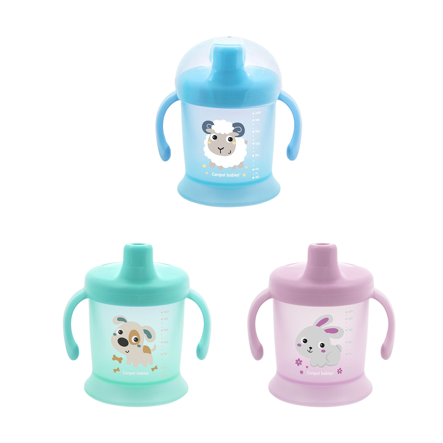 Canpol babies Nevylévací hrníček BUNNY & COMPANY 200 ml 1 ks