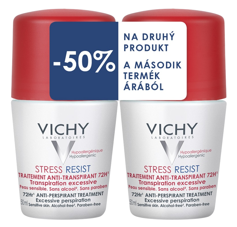 VICHY DEO roll-on DUO StressResist 2 x 50 ml