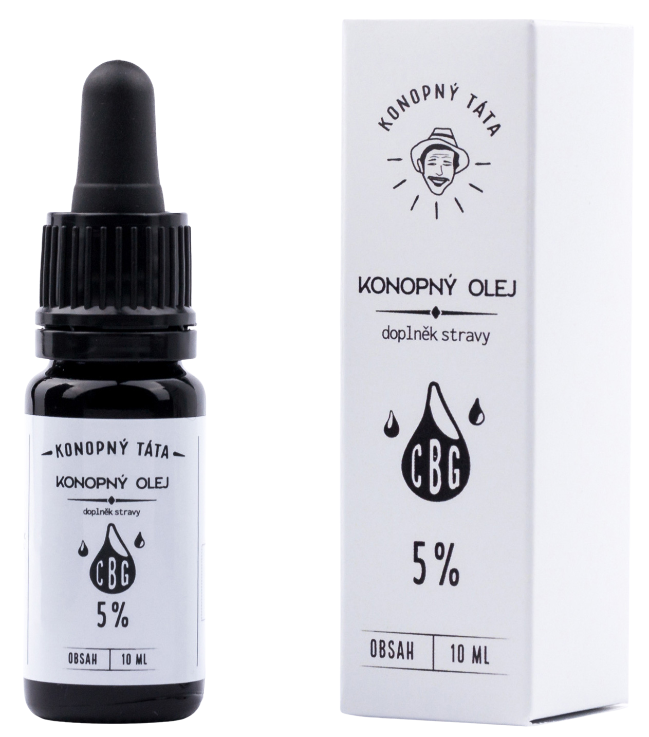 Konopný Táta CBG Konopný olej 5% 10 ml
