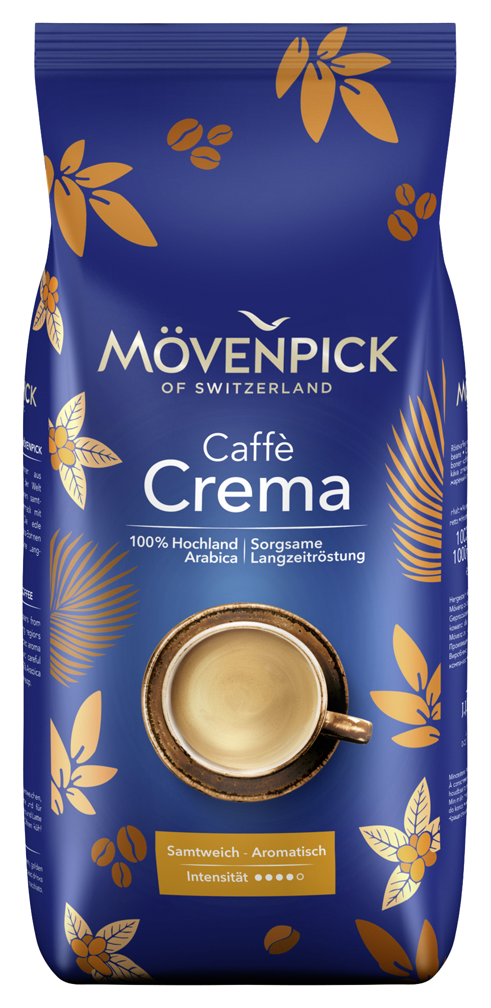 MÖVENPICK Café Crema zrnková káva 1 kg