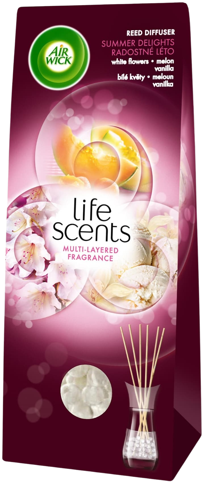 Airwick Vonné tyčinky Radostné léto 25 ml