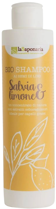 LASAPONARIA Šampon se šalvějí a citrónem 200 ml