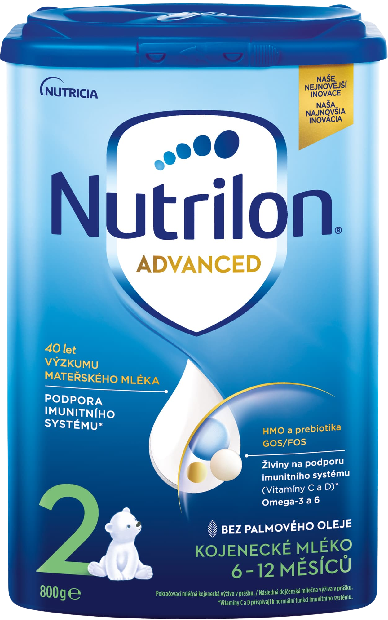 Nutrilon Nutrilon Advanced 2 800g pokračovací kojenecké mléko 800 g