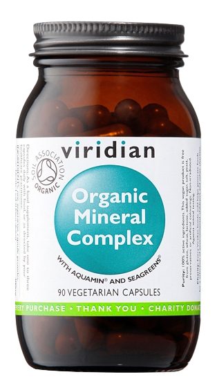 VIRIDIAN Mineral Complex Organic (Komplex minerálů Bio) 90 kapslí