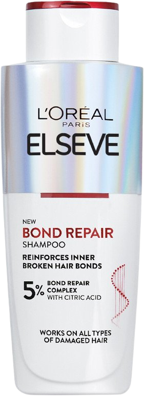L'Oréal Paris Elseve Bond Repair Regenerační šampón s kyselinou citronovou, pro všechny typy poškozených vlasů 200 ml