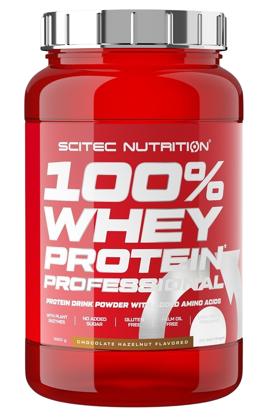 SCITEC NUTRITION 100% Whey Protein Professional čokoláda/lískový oříšek 920 g
