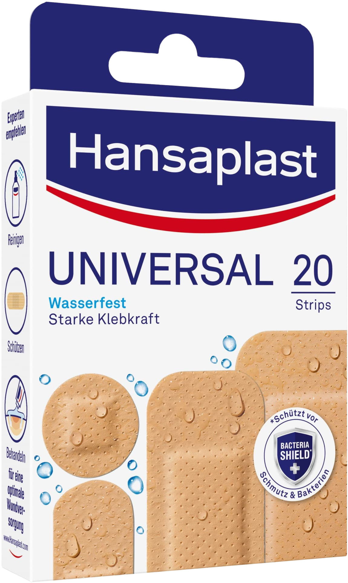 Hansaplast Náplast voděodolná universal č. 45906, 20 ks