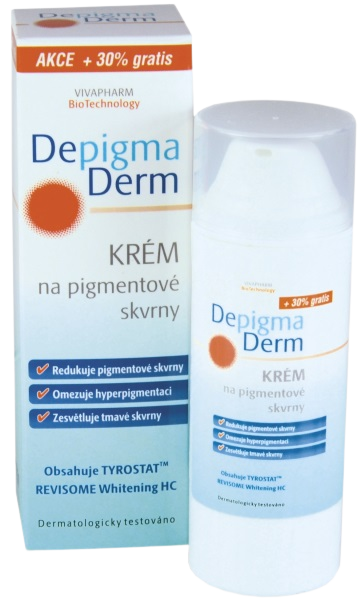 DepigmaDerm Krém na pigmentové škvrny VIVAPHARM 50 ml