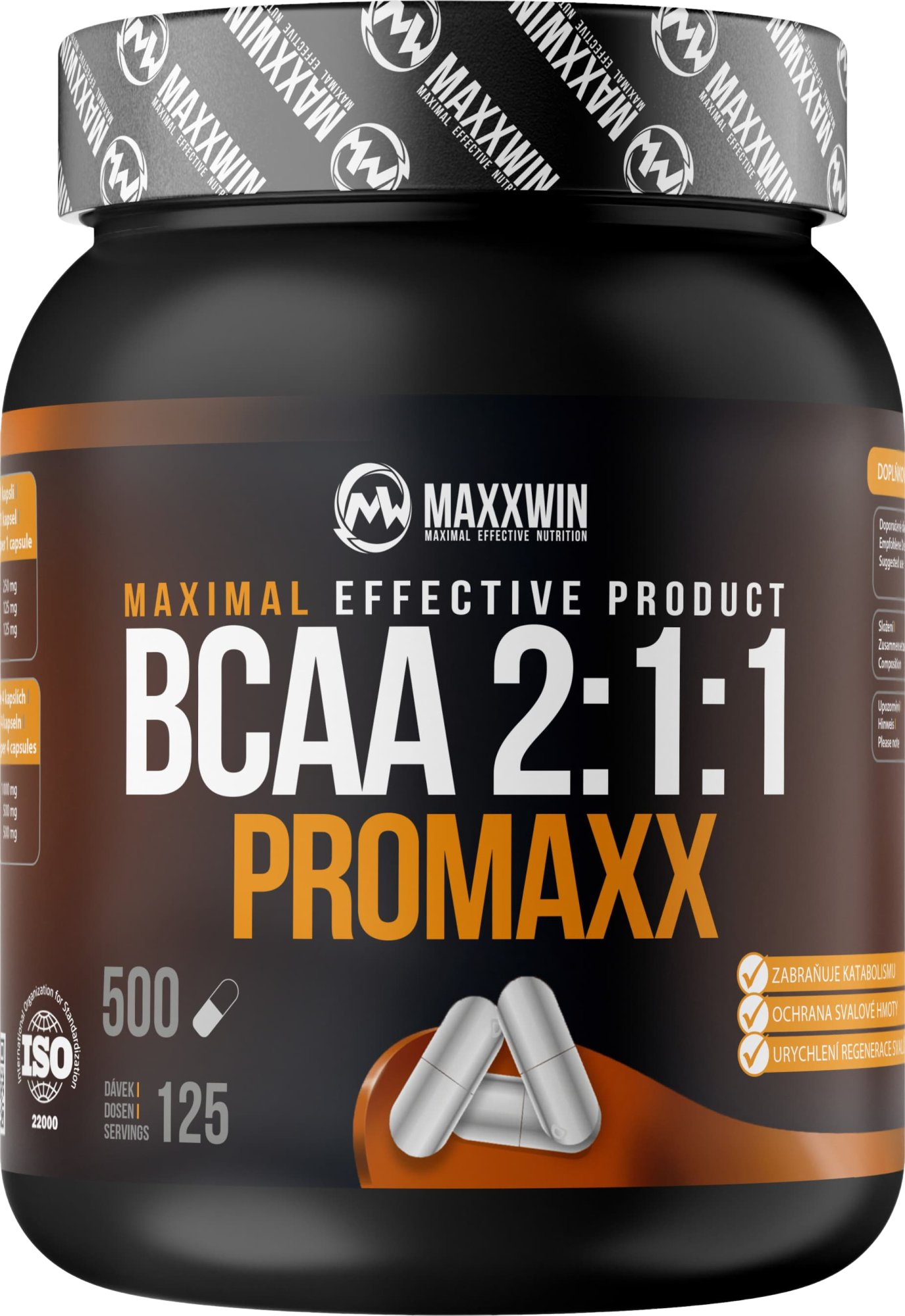 MAXXWIN BCAA Promaxx 2:1:1 500 kapslí