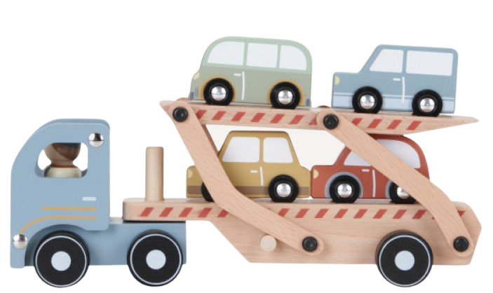 Little Dutch Náklaďák s autíčky dřevěný