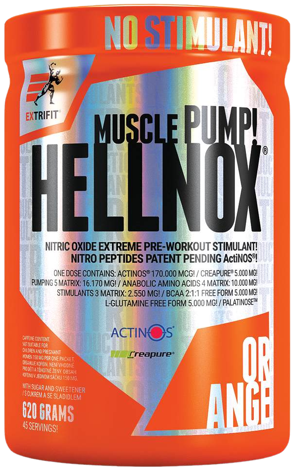 EXTRIFIT Hellnox pomeranč 620 g