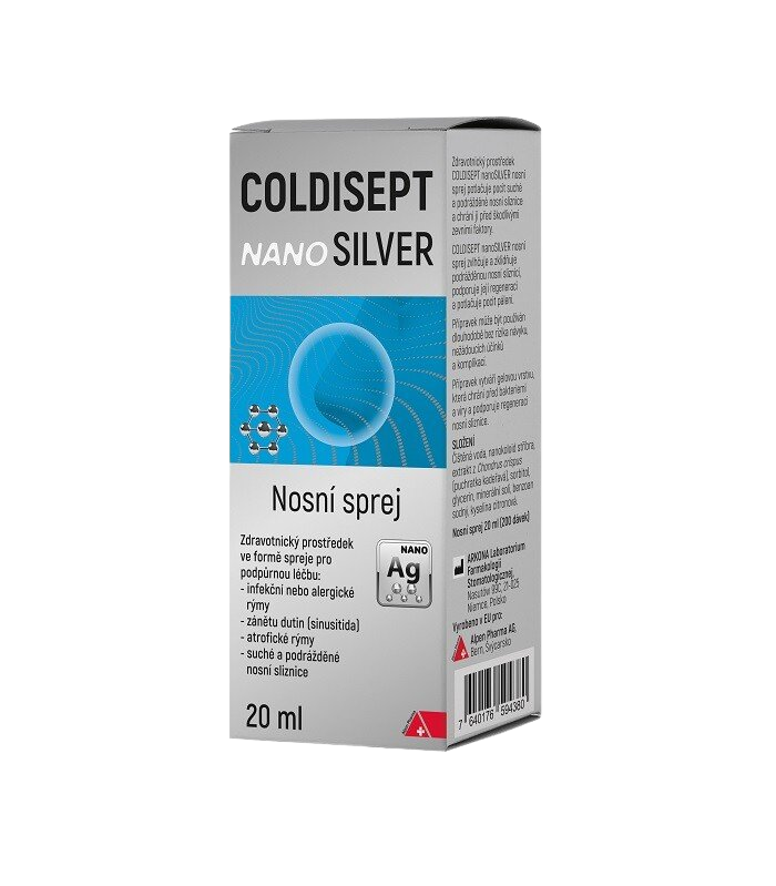 COLDISEPT NanoSilver nosní sprej 20 ml