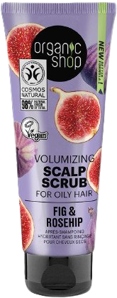ORGANIC SHOP Čisticí peeling pro mastnou pokožku hlavy Fíky a šípek 75 ml