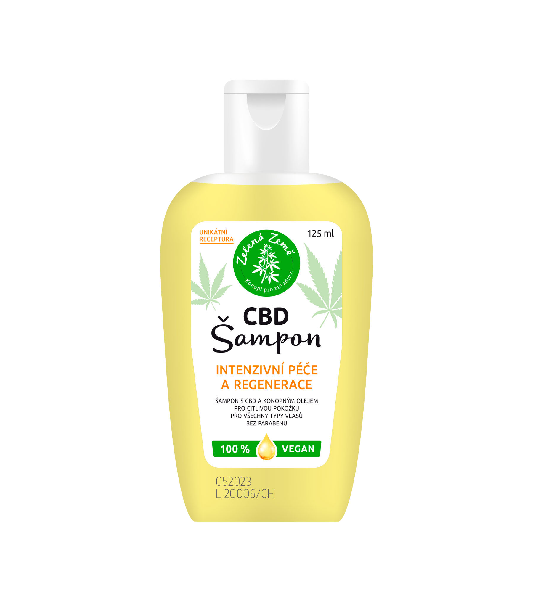 ZELENÁ ZEMĚ CBD šampon 125 ml