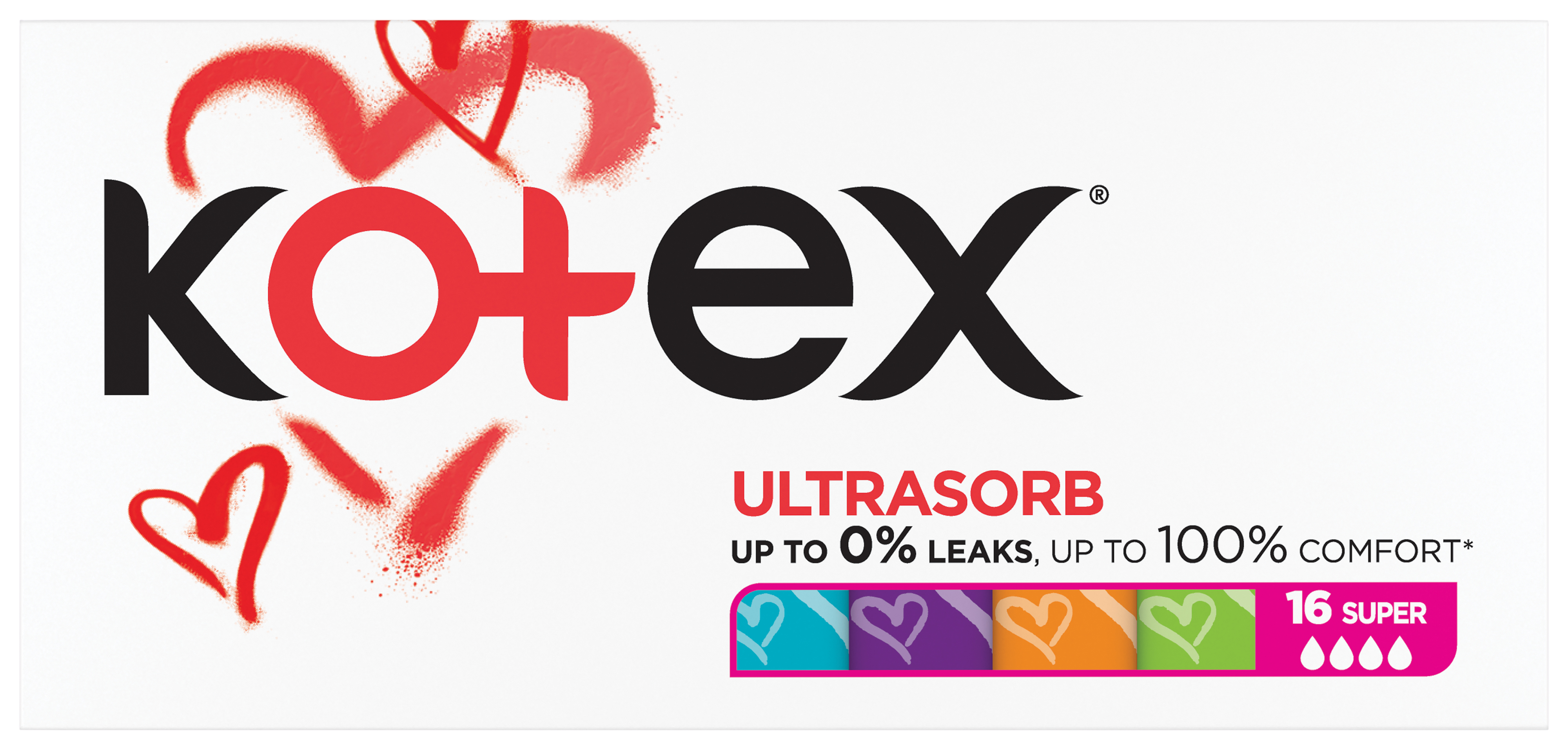 Kotex® Tampony Ultra sorb Super 16 ks