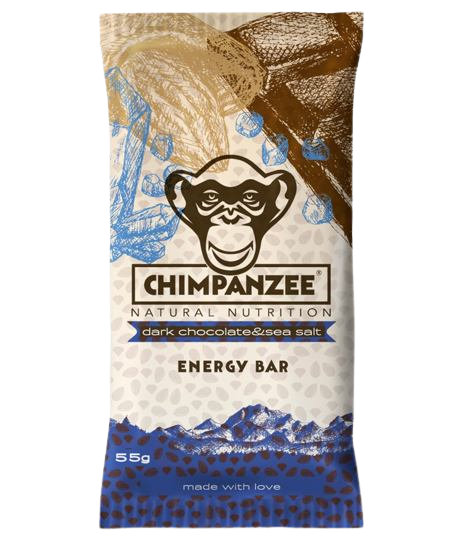 CHIMPANZEE Energy bar Tmavá čokoláda/Mořská sůl 55 g