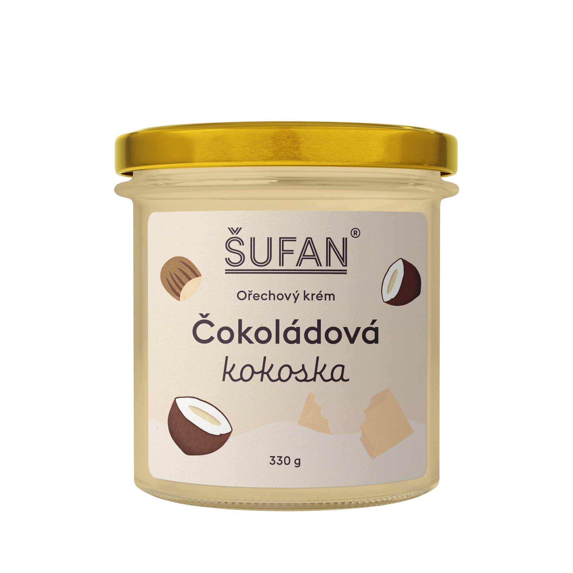 ŠUFAN Čokoládová kokoska 330 g