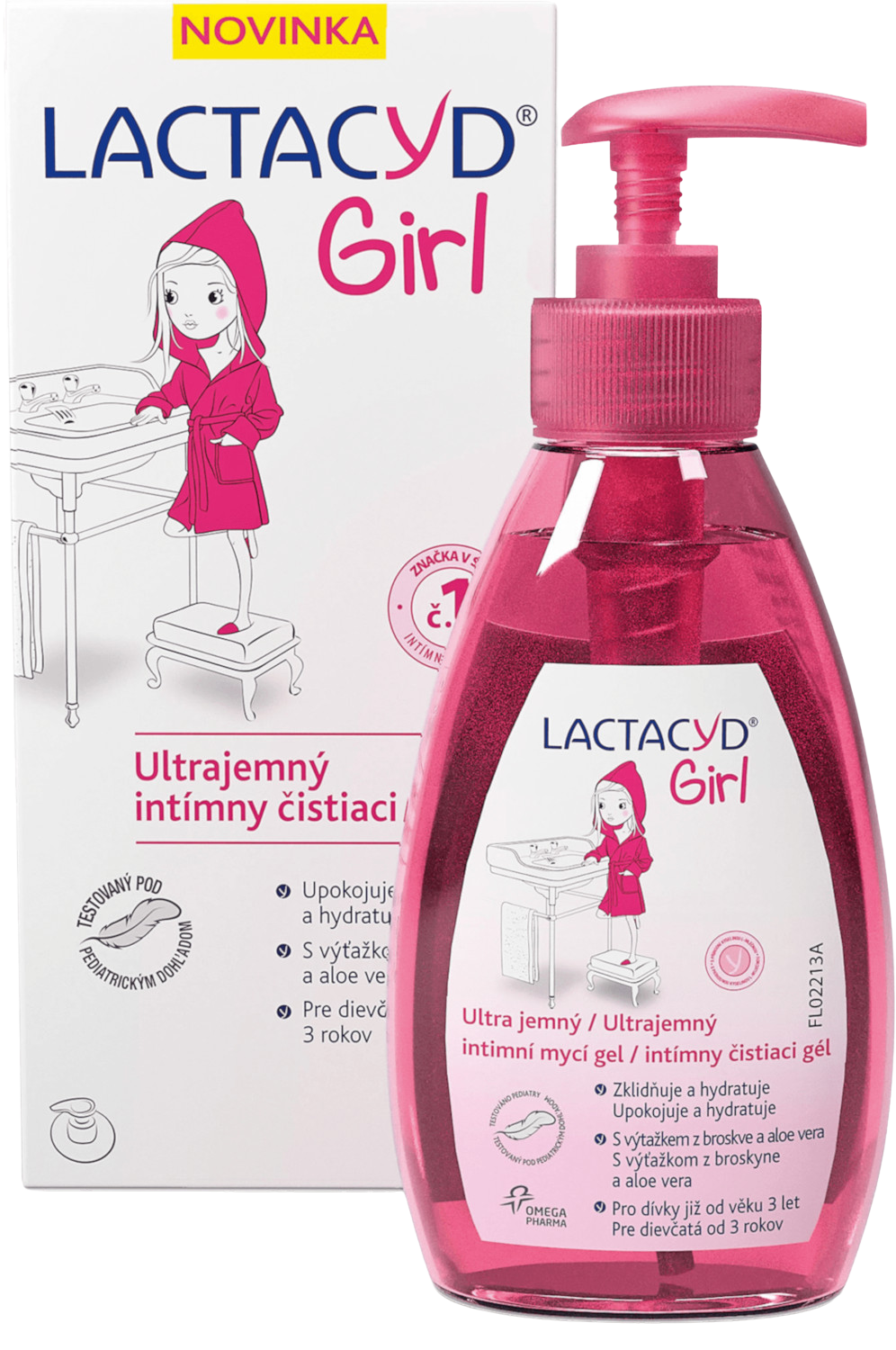 Lactacyd Girl ultra jemný intimní mycí gel 200 ml