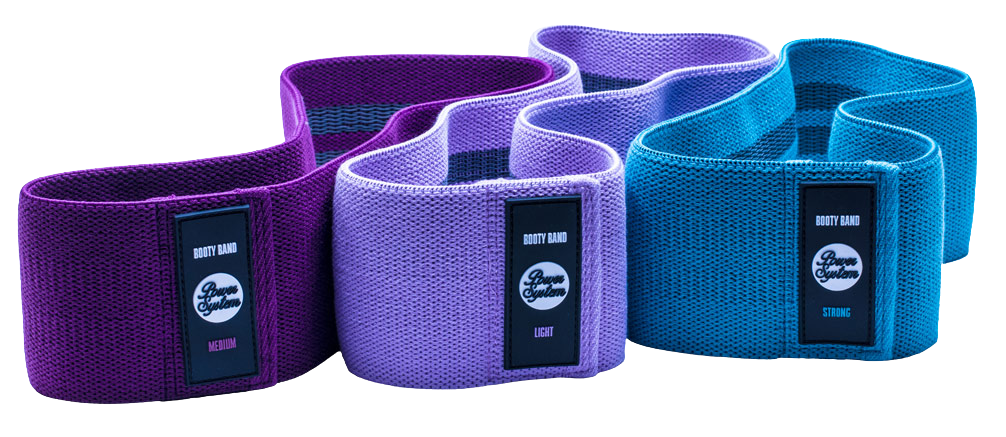 POWER SYSTEM Sada posilňovacích gúm Booty Band Set 3 ks