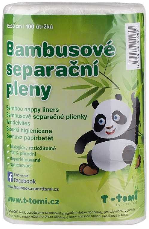 T-Tomi Bambusové separační pleny /role 100 ks
