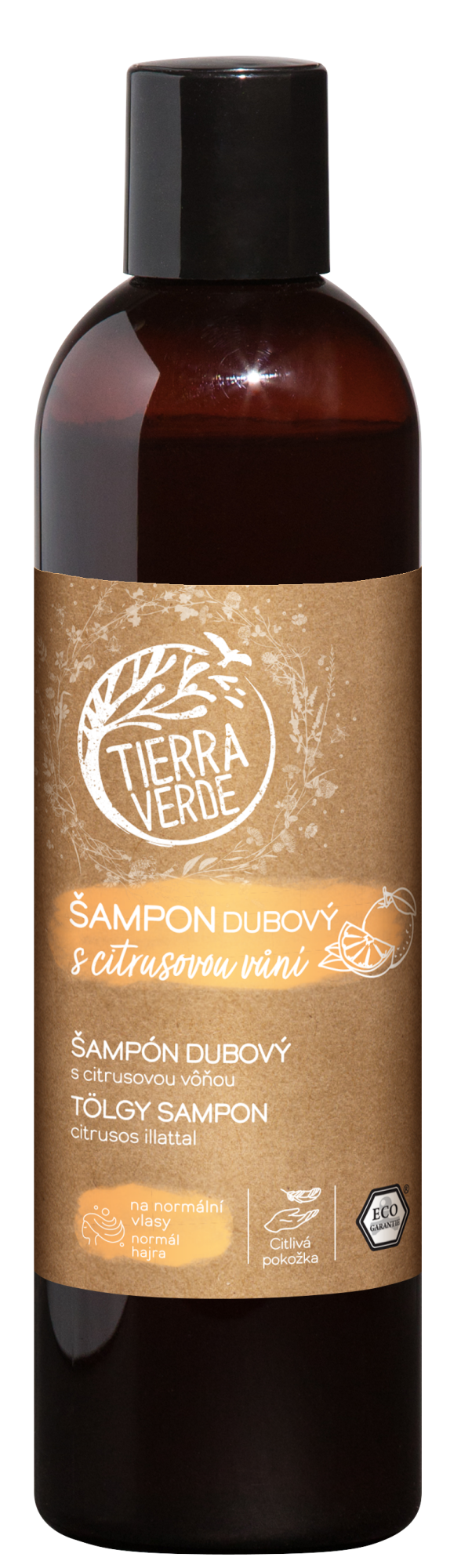TIERRA VERDE Šampon dubový s citrusovou vůní 300 ml