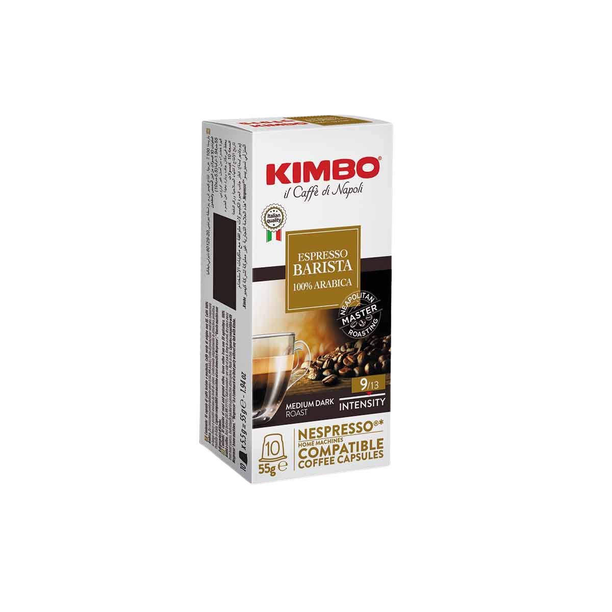 KIMBO Kapsle Nespresso, Espresso Barista 10 ks