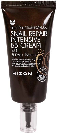 MIZON Snail Repair Intensive BB Krém SPF50+ PA+++, No. 31 Dark Beige 50 ml