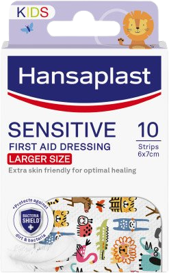 HANSAPLAST Sensitive Zvieratká náplasť XL 10 ks