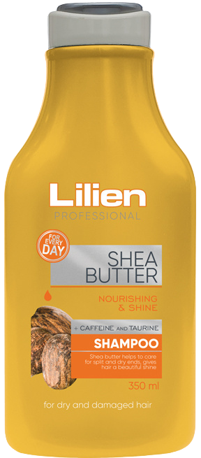 LILIEN Šampon suché a poškozené vlasy Shea Butter 350 ml