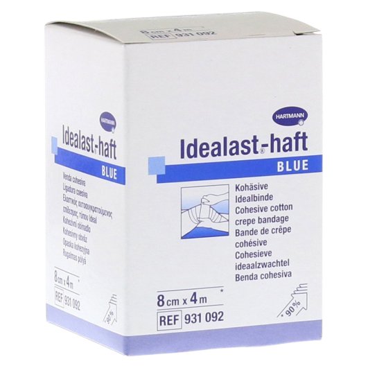 HARTMANN Idealast-haft Obinadlo elastické color modrá 8 cm x 4 m