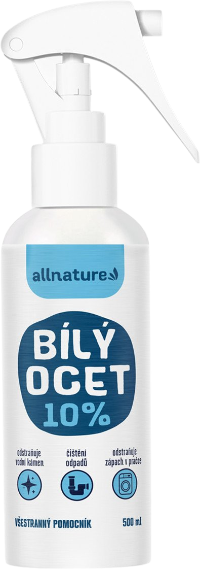 ALLNATURE Bílý ocet 10% 500 ml