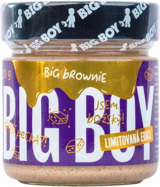 BIG BOY Big Brownie - Lískový krém s kešu a bílou čokoládou 220 g