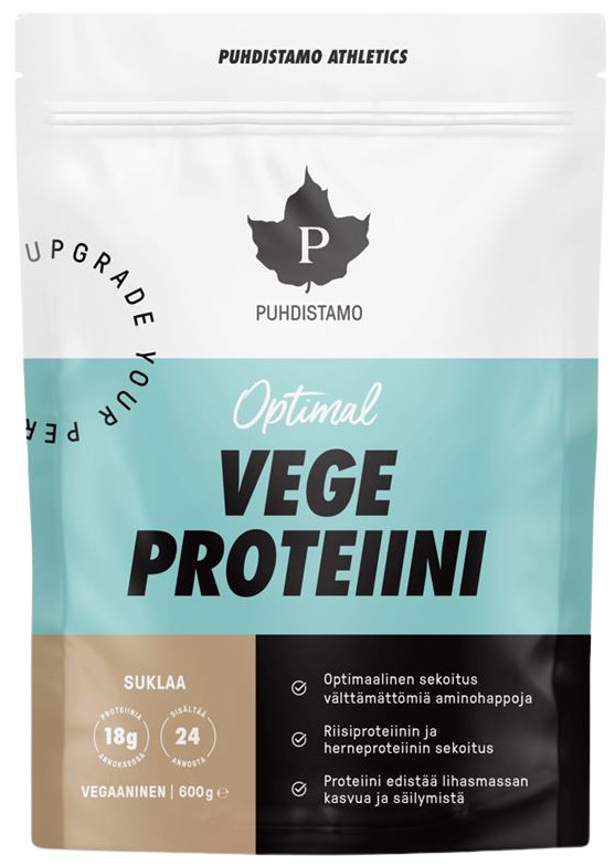 PUHDISTAMO Optimal Vegan Protein čokoláda 600 g